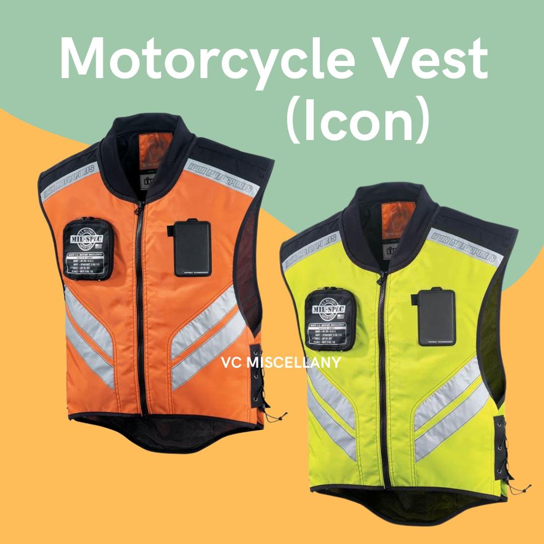 Missing Link Mens HiVis DOC Reversible Safety Vest  Green DOCMG   Wisconsin HarleyDavidson
