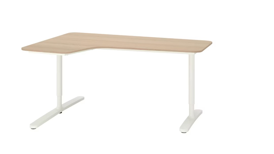 IKEA Bekant Study Table Desk L Shaped, Furniture & Home Living