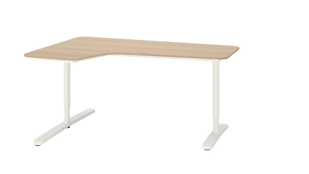 IKEA Bekant Study Table Desk L Shaped, Furniture & Home Living