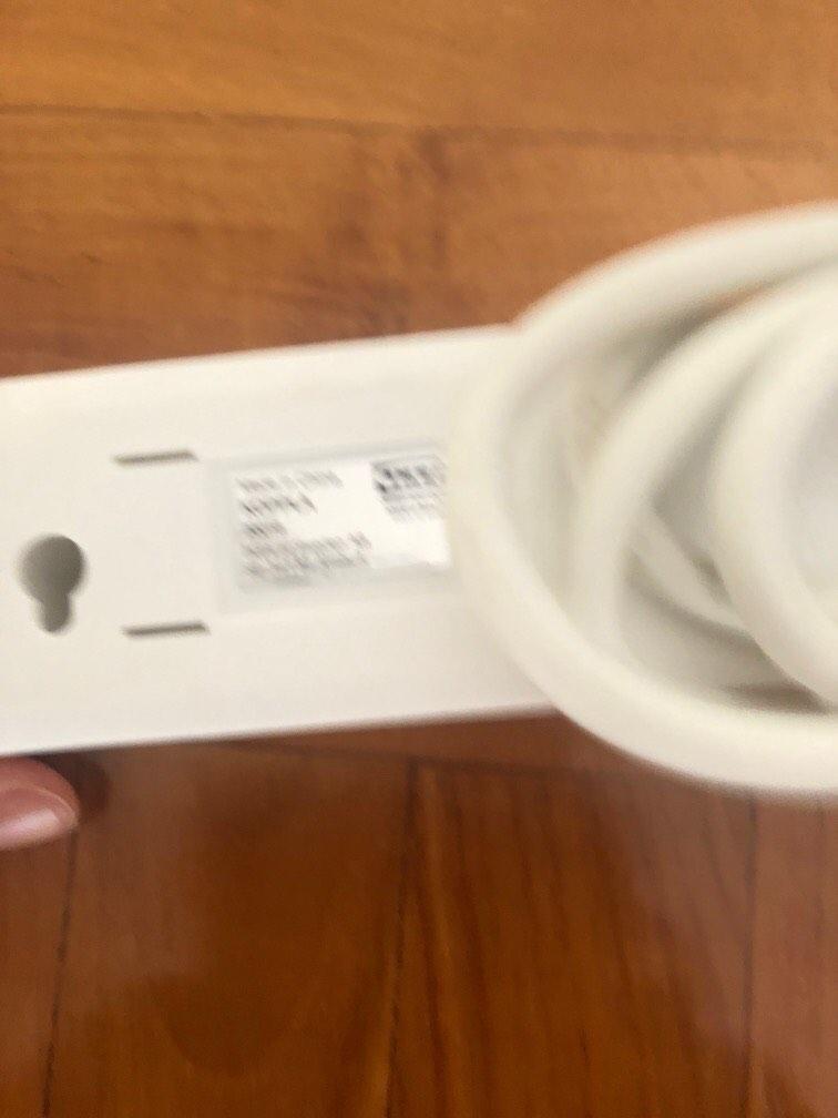 IKEA extension cord, 家庭電器, 轉插器及插頭 Carousell