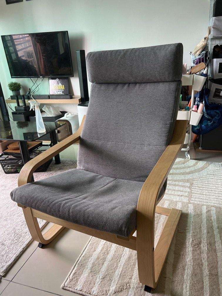 Ikea rocking sales chair grey