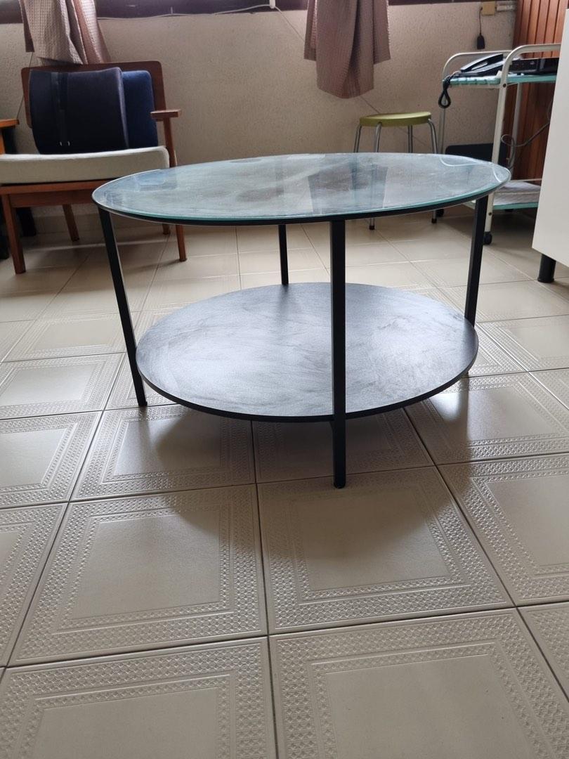 IKEA Vittsjo Coffee Table diameter 75cm, Furniture & Home Living