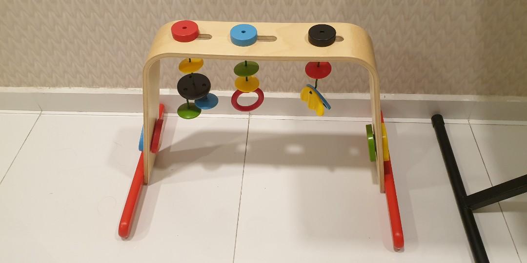 Ikea wooden baby activity gym, Babies & Kids, Infant Playtime on Carousell