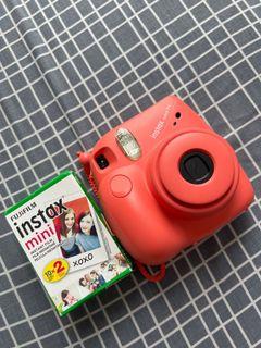 Instax mini7+ with extra 2 pacts film