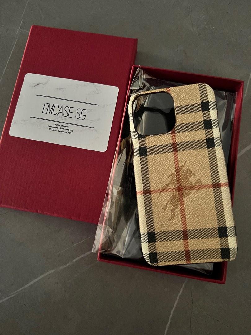 IPhone 13 pro max Burberry case by emcase, Mobile Phones & Gadgets, Mobile  & Gadget Accessories, Other Mobile & Gadget Accessories on Carousell