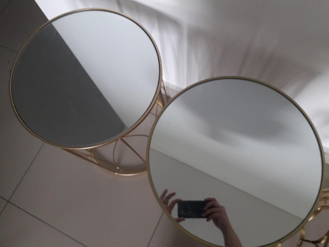 Iron Glass Table Stand( Full Set)!!, Furniture & Home Living, Furniture