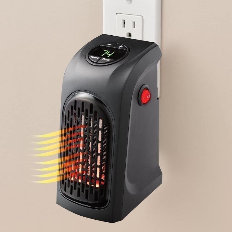 JML Handy Heater Compact Plug-In Digital Electric Heater with LED Display  500W, Mobile Phones u0026 Gadgets, Mobile u0026 Gadget Accessories, Other Mobile u0026  Gadget Accessories on Carousell