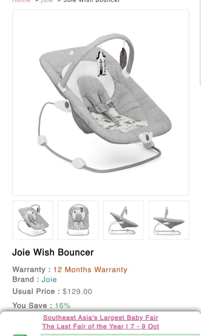 Joie wish baby clearance bouncer