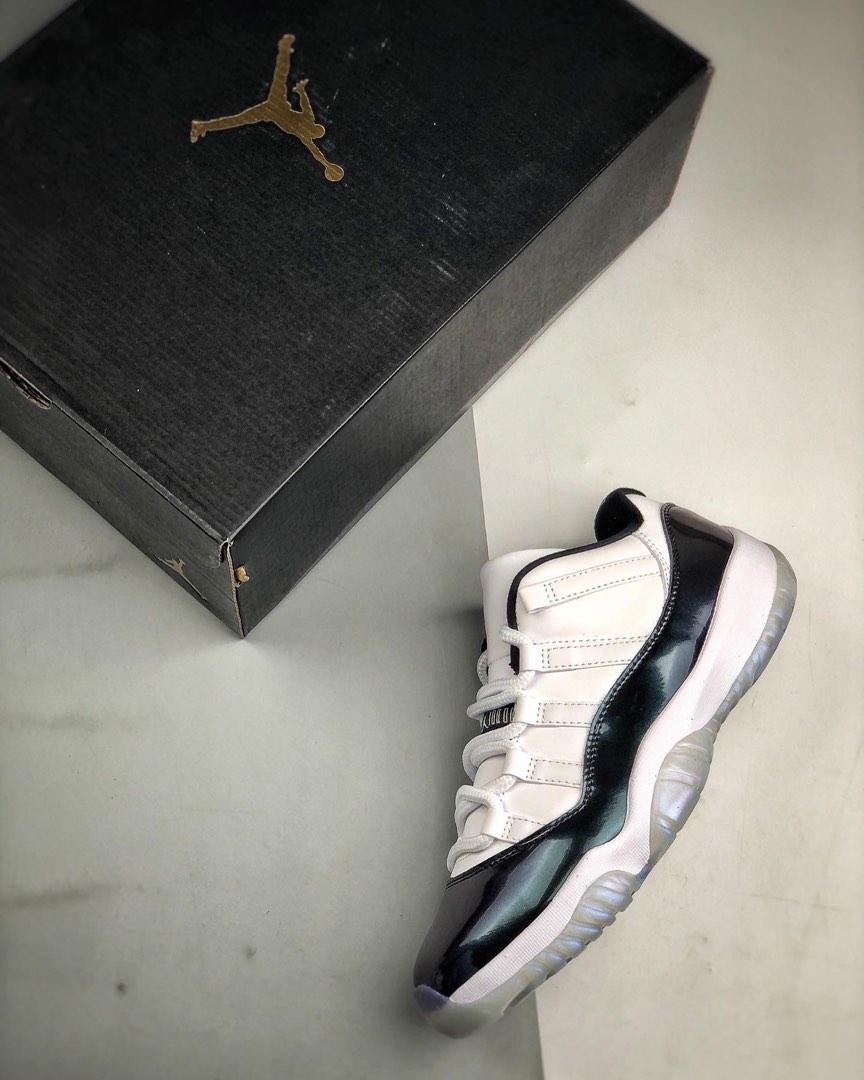 Jordan 11 Low Emerald x Chameleon Men s Fashion Footwear Sneakers on Carousell