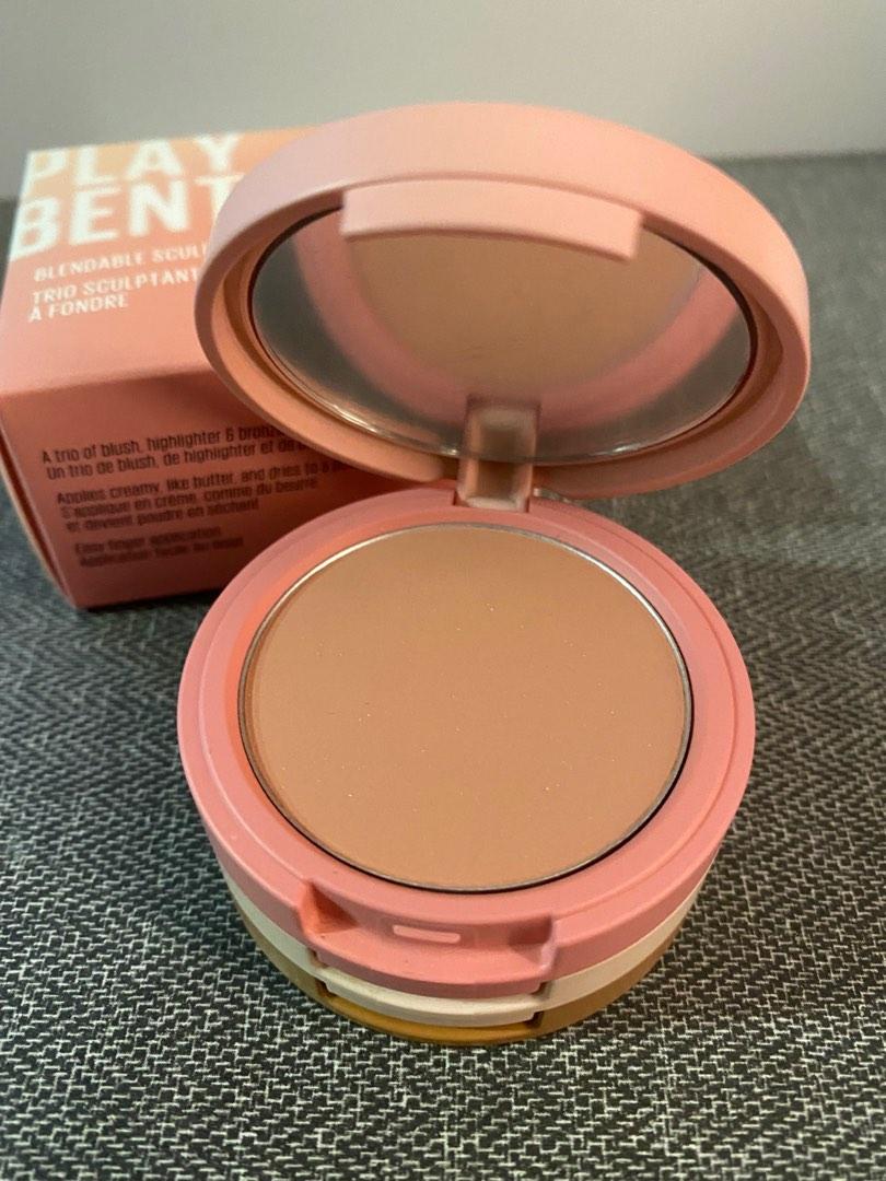 Kaja Play Bento Cream bronzer, powder blush and highlighter sculpting