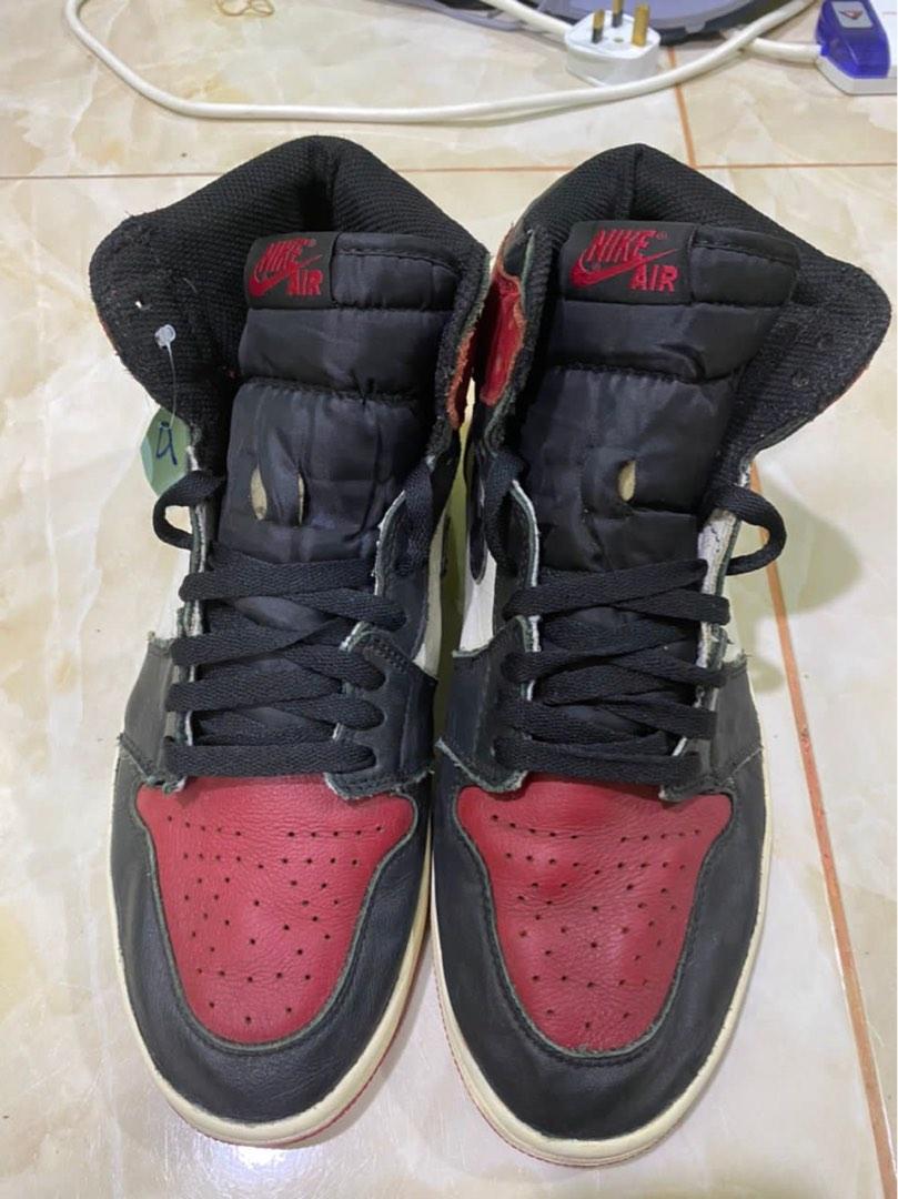 Kasut Nike Air Jordan 1 High 9uk RM139, Men's Fashion, Footwear