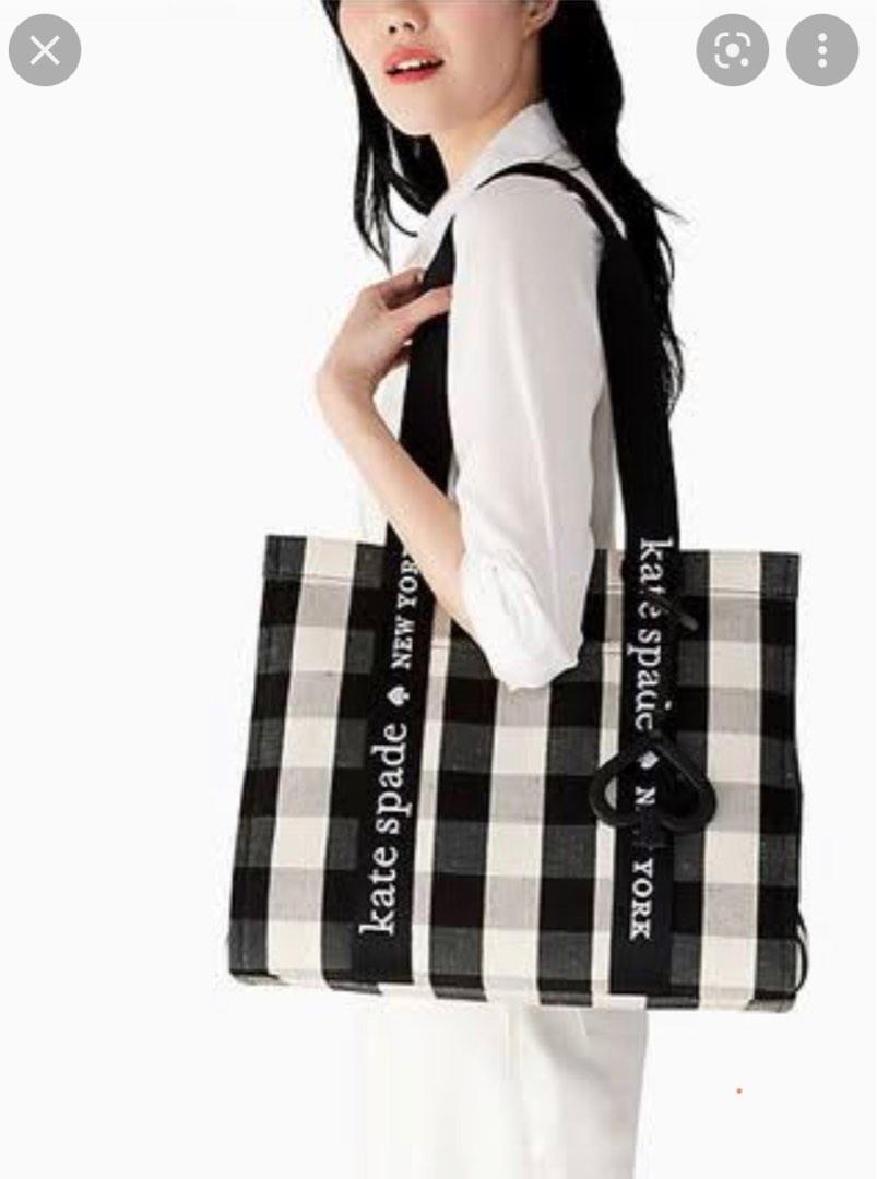 Kate spade gingham discount purse