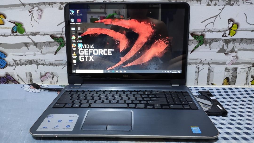 Laptop Gaming dell core i7 4th.gen 1tera.hdd touch screen supported