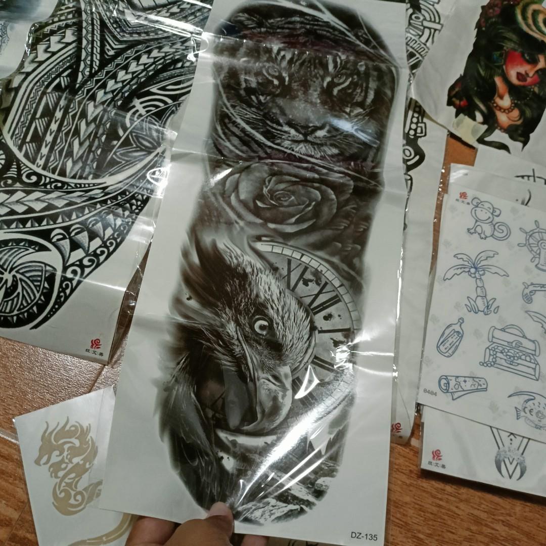 Long last fake tattoo, Hobbies & Toys, Stationary & Craft, Art & Prints on Carousell
