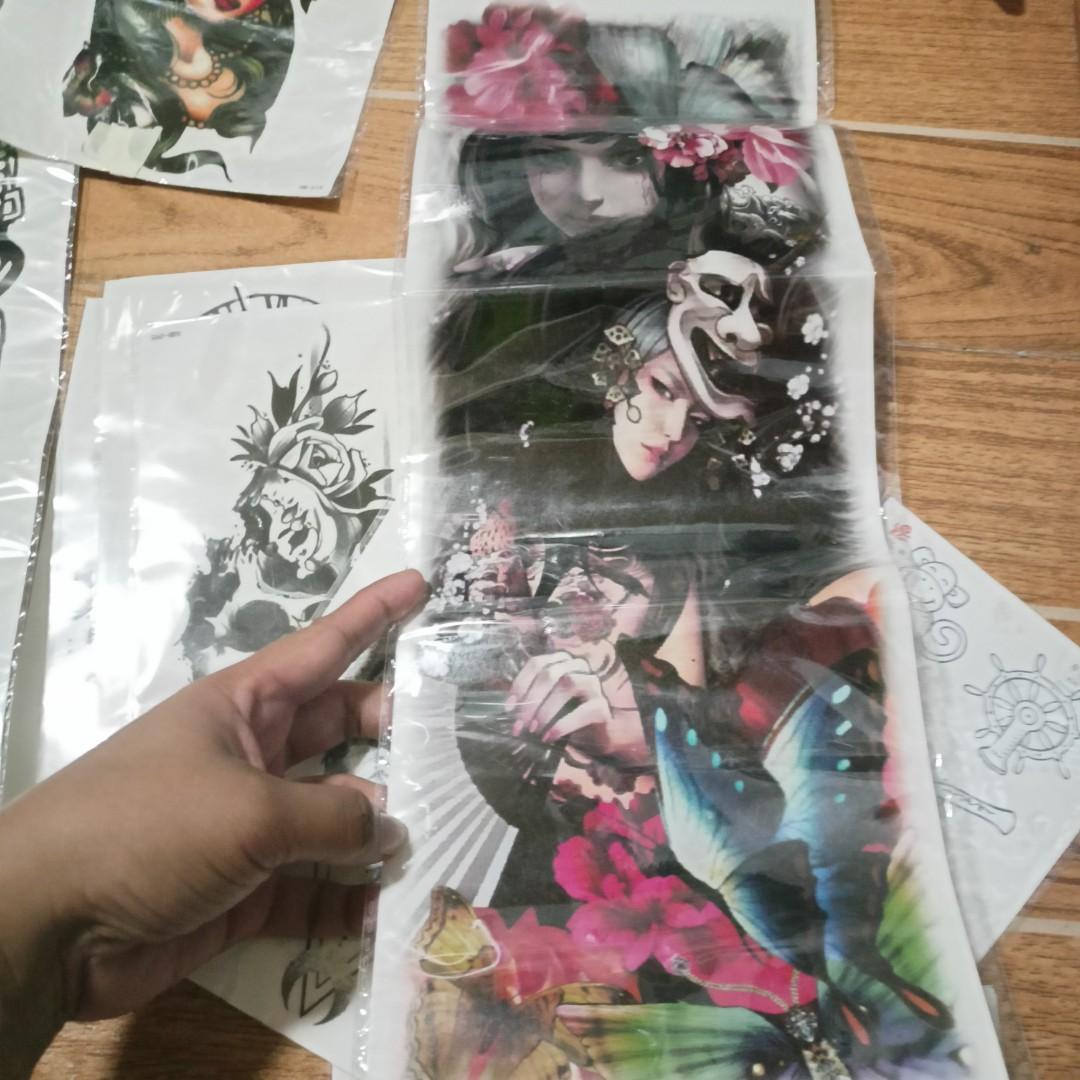 Long last fake tattoo, Hobbies & Toys, Stationary & Craft, Art & Prints on Carousell