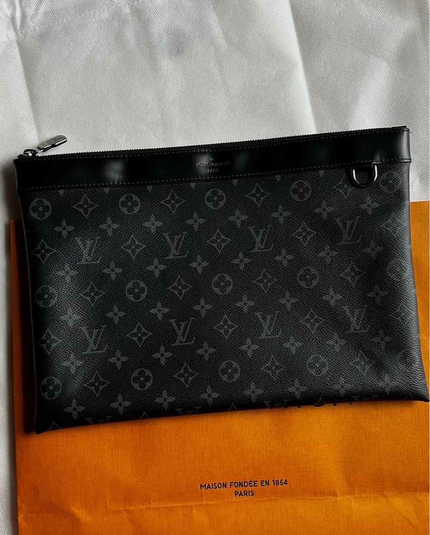 Louis Vuitton Discovery pochette LV Orange Leather ref.192416 - Joli Closet