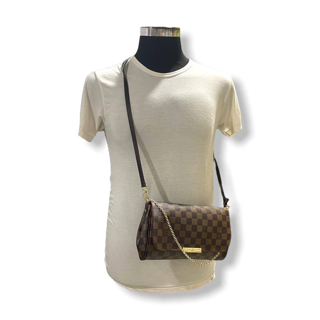 Louis Vuitton (LV) Mono White Sling Bag (premium quality), Women's Fashion,  Bags & Wallets, Shoulder Bags on Carousell