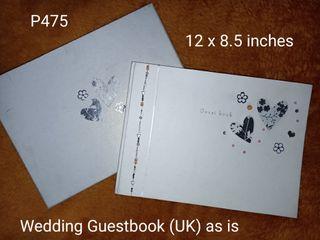 M & S Wedding Guestbook (UK)
