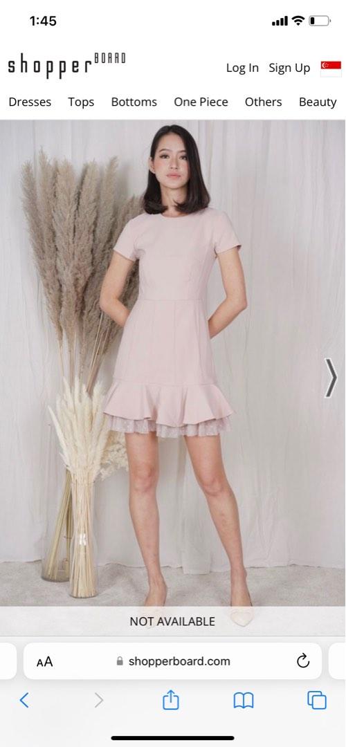 MDS Mermaid Dress in Pink, Women's Fashion, Dresses & Sets, Dresses on