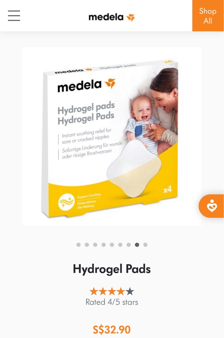 Hydrogel breast nipple pad, Babies & Kids, Maternity Care on Carousell