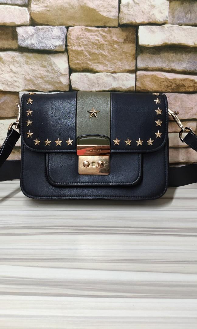 Michael kors sloan deals editor studded