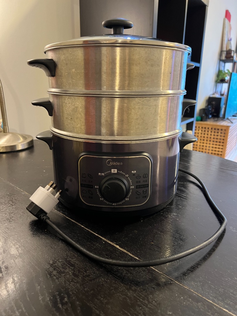 Midea Stainless Steel Food Steamer 10L 3Tier, TV & Home Appliances, Kitchen Appliances, Other