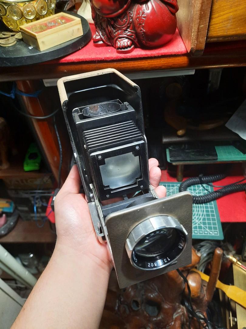 Mini projecteur de diapositives Minolta 35 mm vintage, kit Mini projecteur de diapositives Minolta 35 mm vintage, kit
