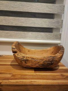 Molave bowl, antique Molave driftwood bowls