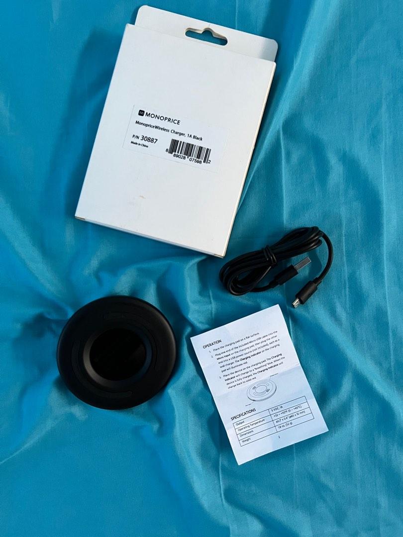 Monoprice MonopriceWireless Charger 1A (Category: Chargers & Cables) located in Quezon City. Submitted by sh3rdon (Listing ID 1180365540, Image 2). Description: Monoprice MonopriceWireless Charger 1A P/N 30887.