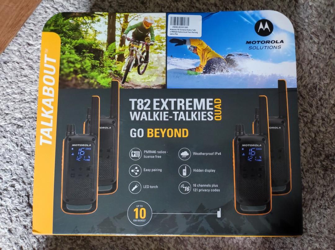 Motorola Walkie Talkies T82 (quad), Mobile Phones & Gadgets, WalkieTalkie on Carousell