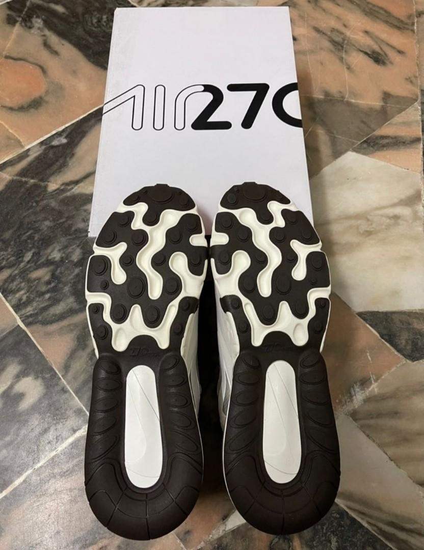 nike air max 270 react light beige chalk