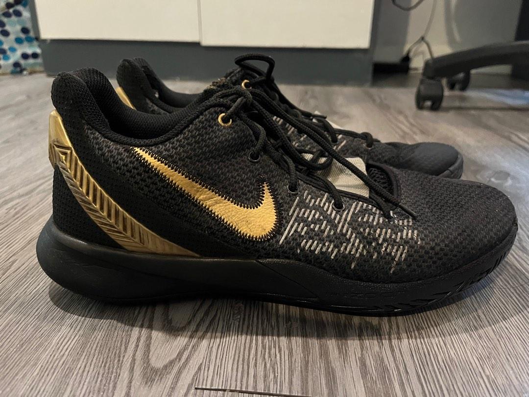 Nike kyrie 2 black and discount gold