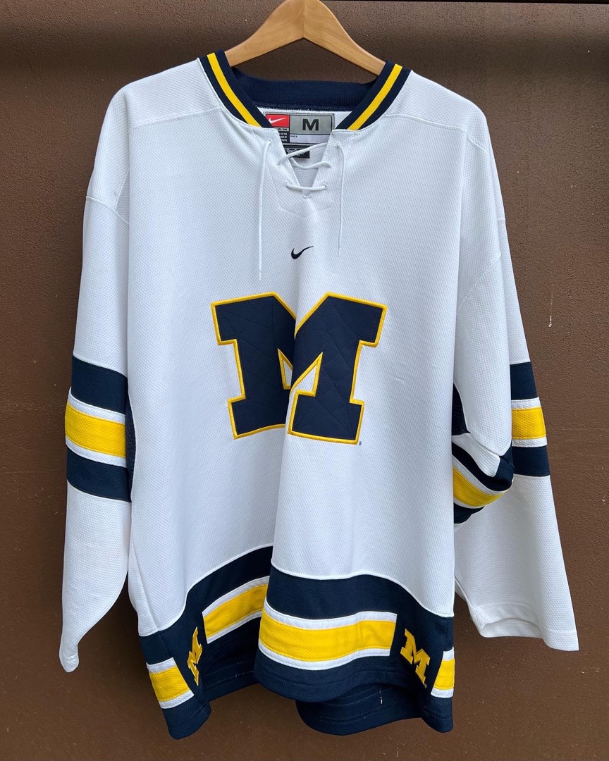 Nike michigan hockey jersey discount