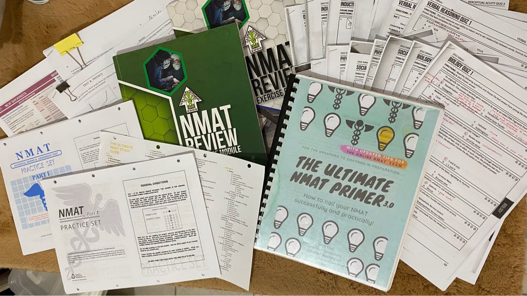 Nmat Study Guide NMAT REVIEWERS ALL IN BUNDLE, Hobbies & Toys, Books & Magazines ...