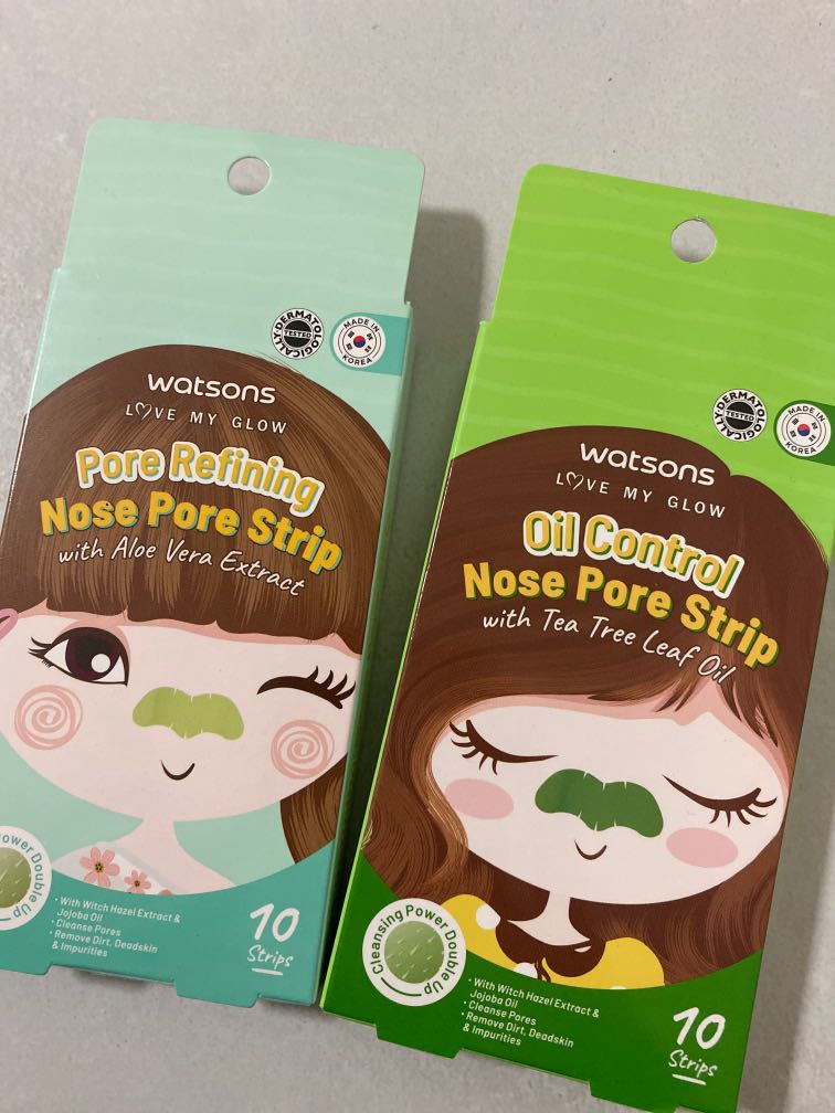 Nose Pore Strips Oily Skin & Blackheads, Beauty & Personal Care, Face, Face Care on Carousell