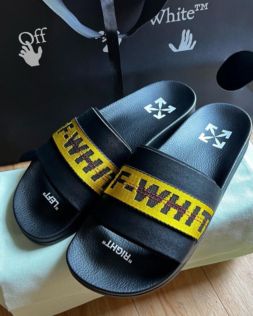 Off white cheap slides white