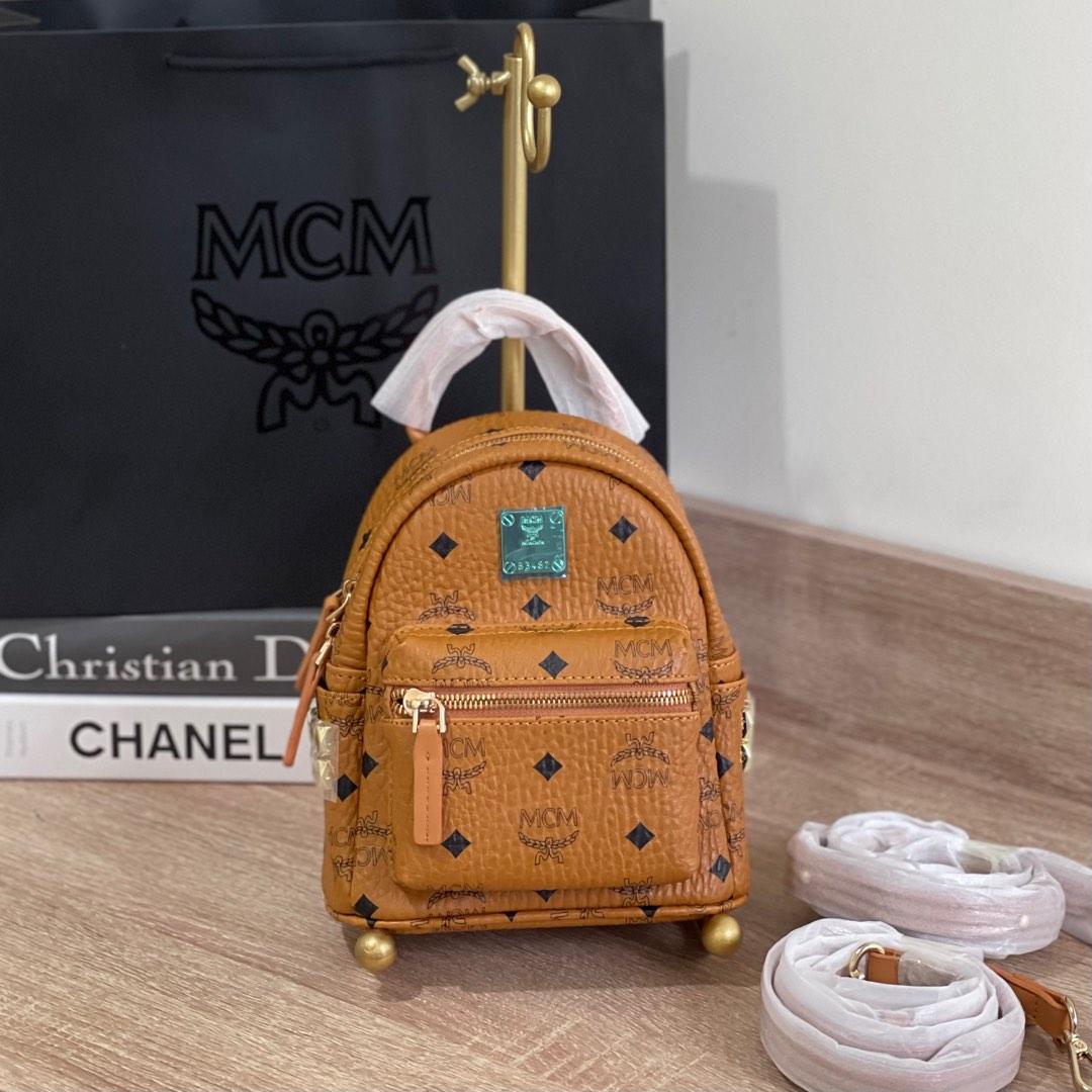 Brand new MCM Mini Backpack, Women's Fashion, Bags & Wallets, Backpacks on  Carousell