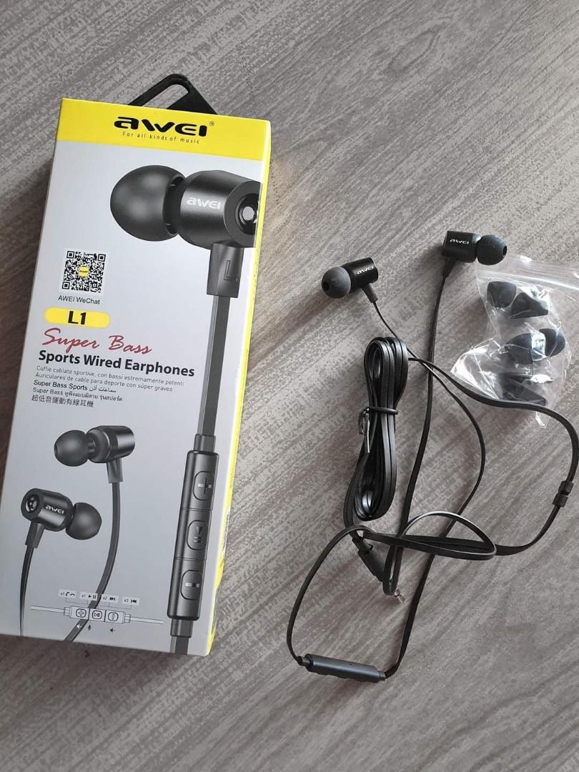 Awei best sale wired earphones