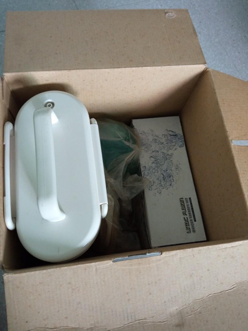Oxygen Therapy kit. Protable, beauty, general well-being, health. Use ...
