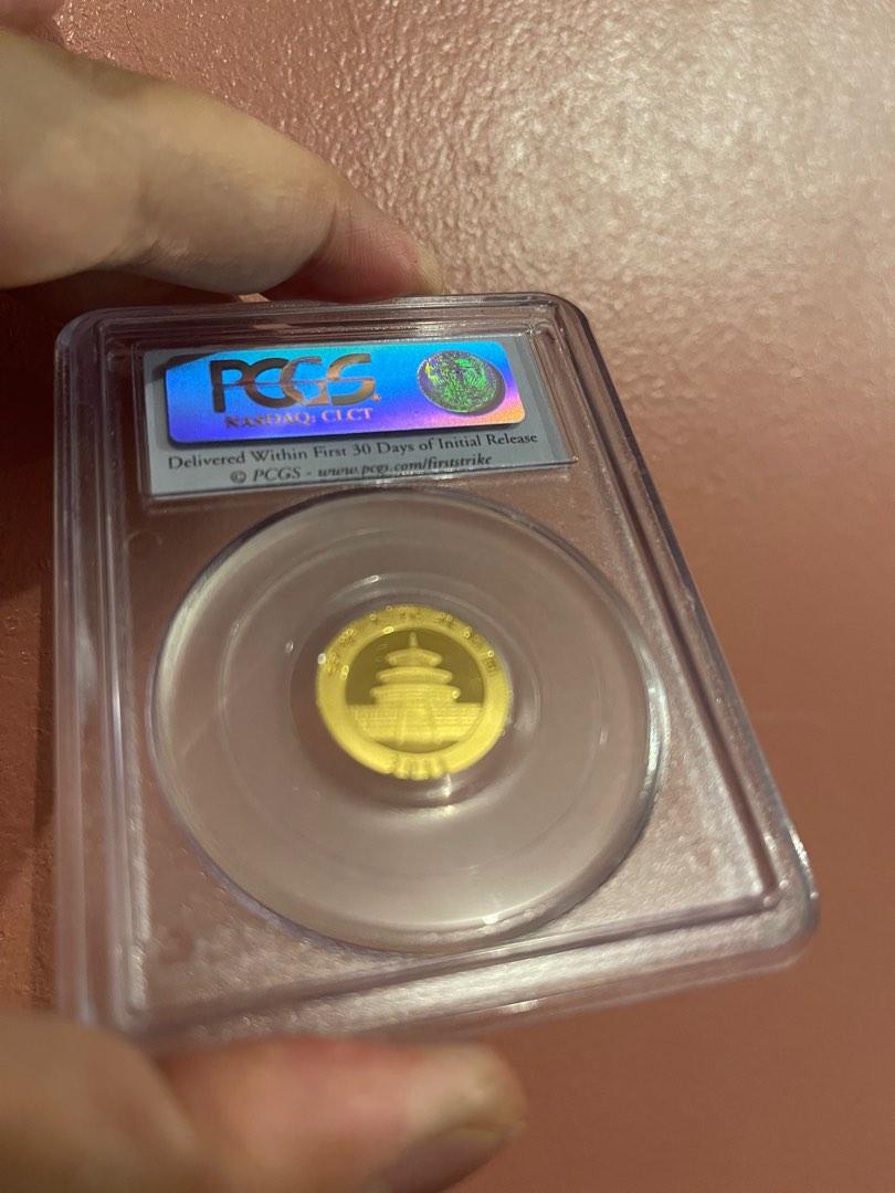 PERFECT China Panda Gold Coin First Strike MS70 (Category: Currency) located in Manila. Submitted by meldito (Listing ID 1180339388, Image 3). Description: PERFECT China Panda Gold MS70 First Strike Meet up Mcdo Mendiola You may view first b4 buying Item is in mint condition including slab.