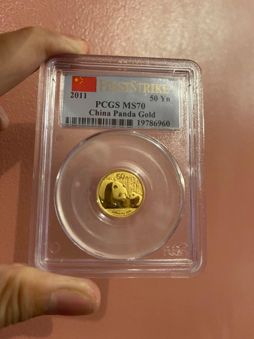 PERFECT China Panda Gold Coin First Strike MS70 (Category: Currency) located in Manila. Submitted by meldito (Listing ID 1180339388, Image 1). Description: PERFECT China Panda Gold MS70 First Strike Meet up Mcdo Mendiola You may view first b4 buying Item is in mint condition including slab.