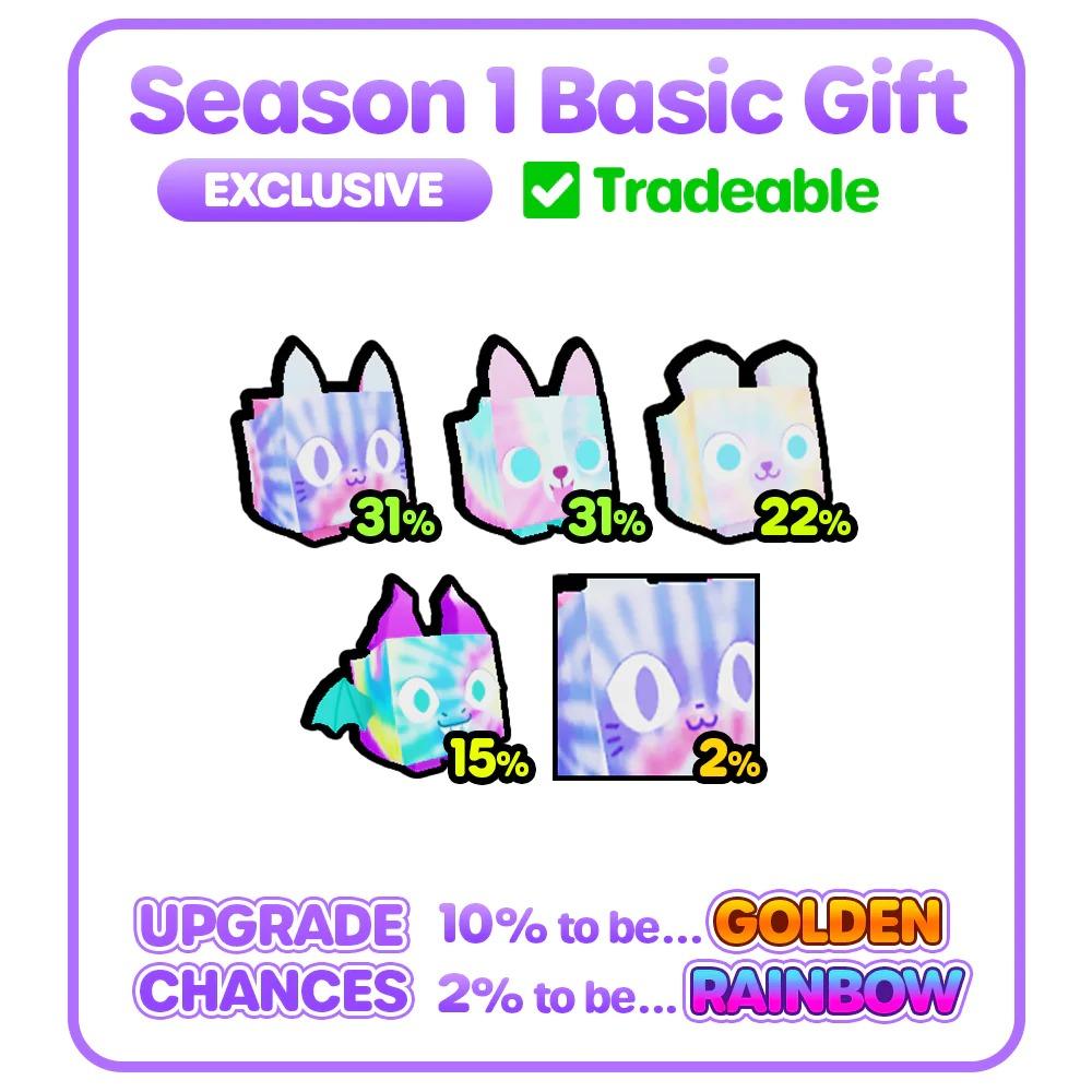 PET SIMULATOR X BASIC GIFT CODE (WITH RAINBOW AND BEE HOVERBOARD