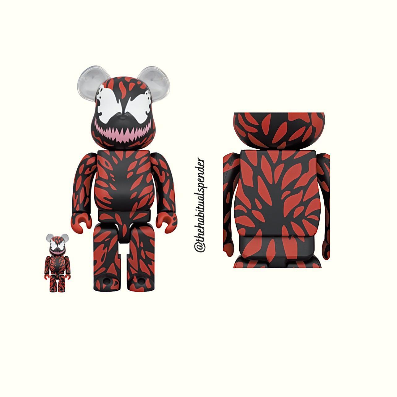 その他 BE@RBRICK - BE@RBRICK CARNAGE 400% 100% BE@RBRICK CARNAGE 100％ & 400％