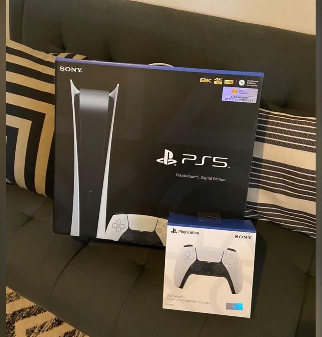 PS5 Digital Version, Video Gaming, Video Game Consoles, PlayStation on