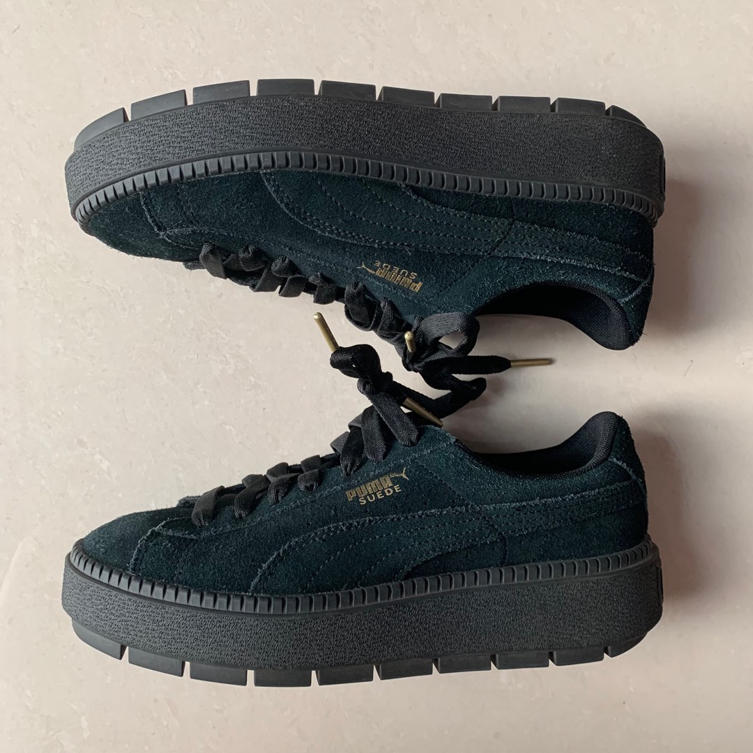 Puma platform trace noir shop