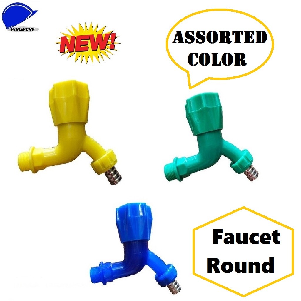 PVC Faucet Round Handle Hose Bibb 1 piece, Commercial & Industrial, Construction Tools