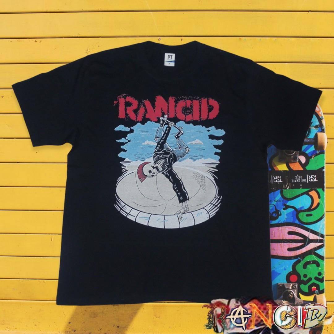 Best Selling Rancid Skate Skull Punk Rock Band T-Shirt 