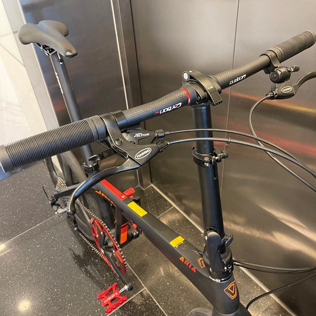 Ready stock JAVA Aira Carbon fiber folding bike / foldable bike 22