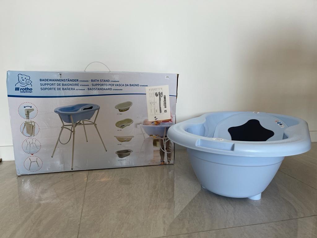Rotho Bath set (3 items): Rotho Top Bath Seat + Rotho Bath Stand ...