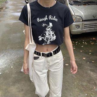rough rider crop tee